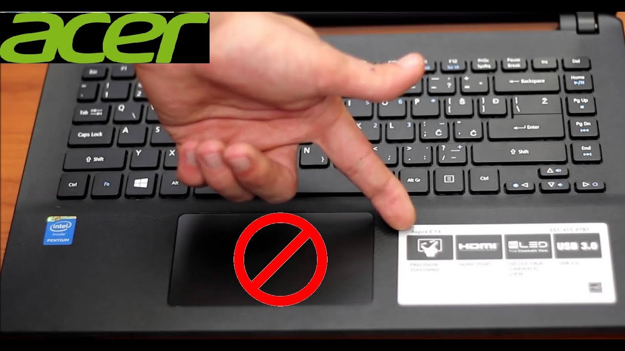 acer touchpad troubleshooting