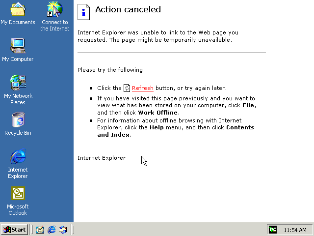 bureau actif à partir de Windows 2000