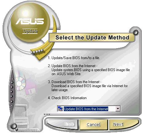 asus bios update tool windows xp