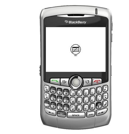 mensaje de error de blackberry pearl