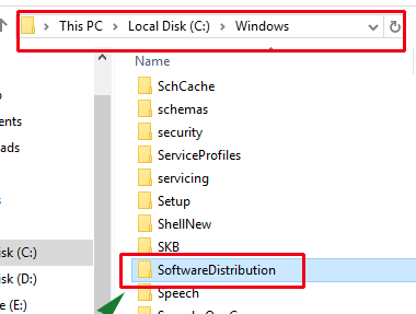 can i delete the softwaredistribution folder in windows