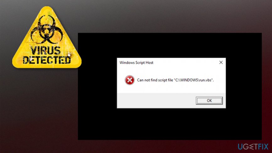 cannot find the script file antivirus.vbs