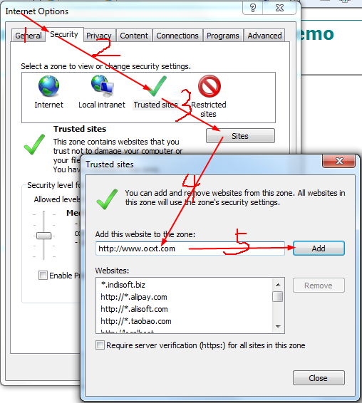 não é possível instalar controles ActiveX ie7