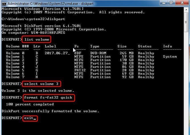 изменить ntfs, вы можете использовать файловую систему FAT32 без форматирования