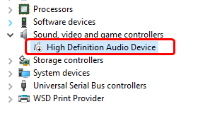 device manager red arrow