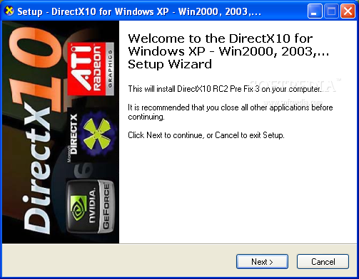 directx download microsoft xp