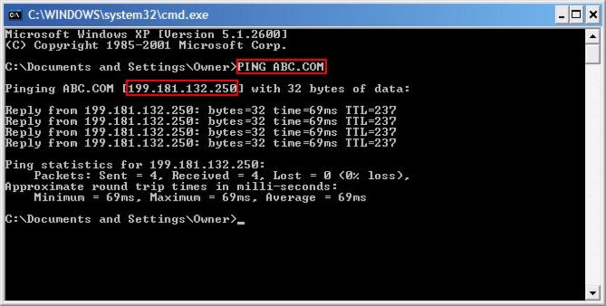 dns is not resolving in windows xp