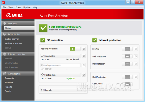 download avira antivirus for home pc 2012
