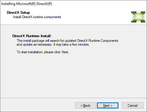 download up-to-date directx runtime junho de 2010