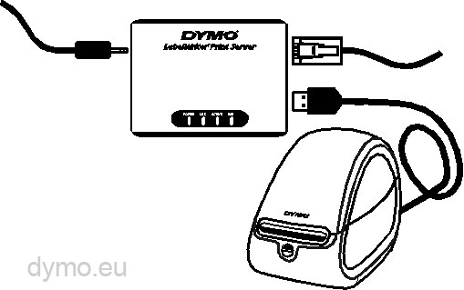 dymo connect print server