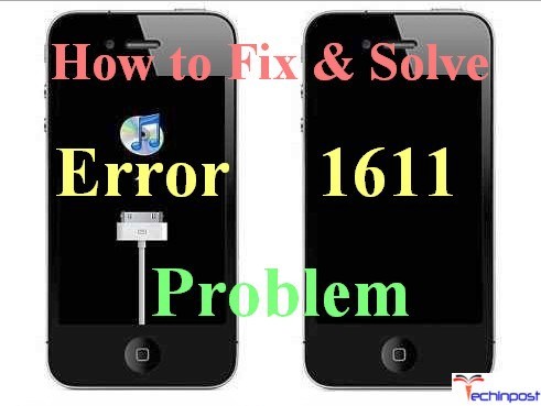error 1611 apple 3gs fix