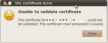 certyfikat błędu ssl pidgin