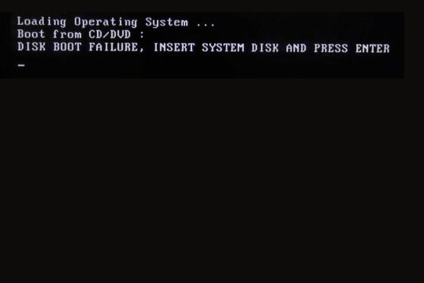 error insert system disk press enter