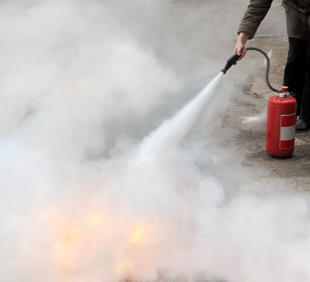 fire Extinguisher Dry Chemical Cleanup