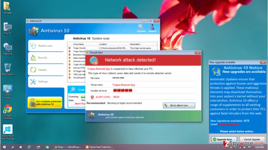 software antivirus gratuito para dañar el kernel