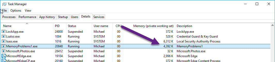 strumenti di rilevamento delle perdite di spazio di memoria libero c#