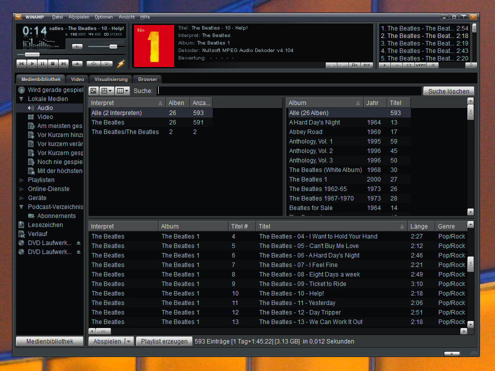 free software export winamp player