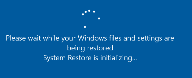freeze during system restore