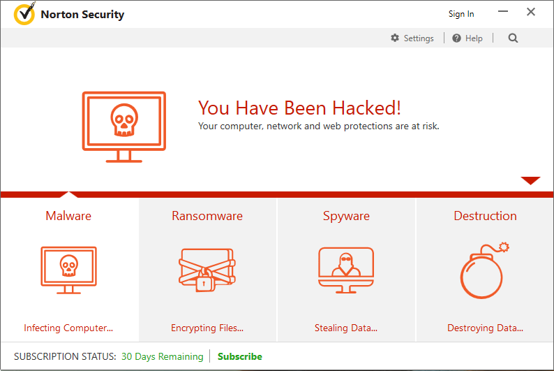 hijack antivirus software