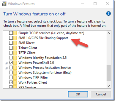 Wie das hilft, die SMB-Version in Windows 2003 zu überprüfen