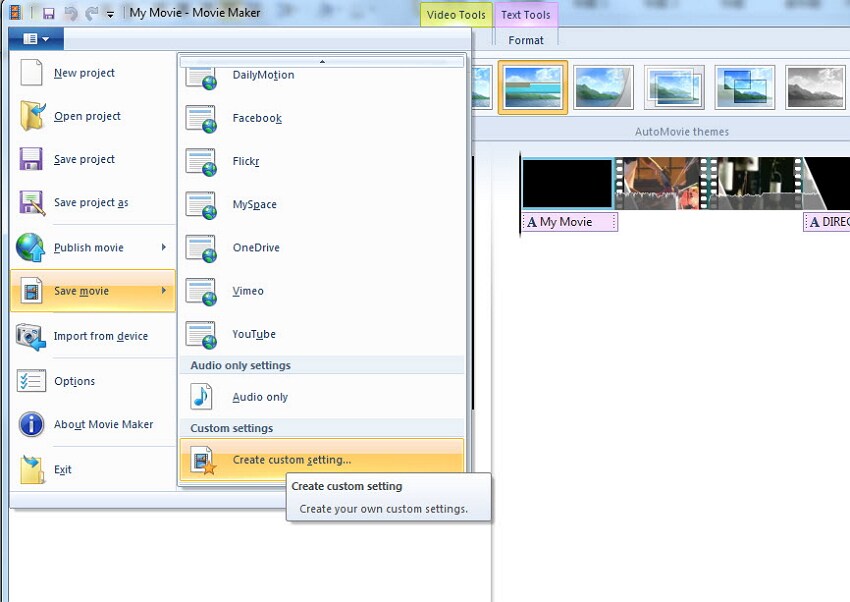 So komprimieren Sie Videotypen von Dateien in Windows Live Movie Maker