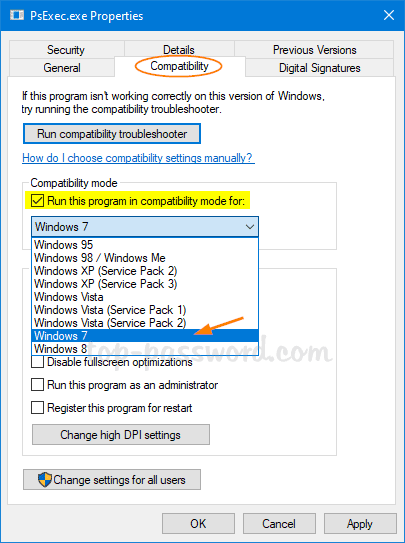 hoe compatibiliteit te laten zien in Windows Vista