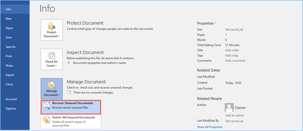 comment trouver des documents Word temporaires dans Windows 7