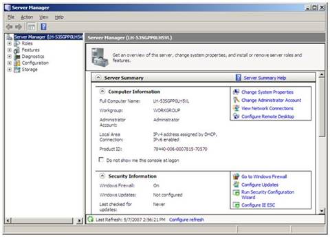 how to install iis service through windows server 2008