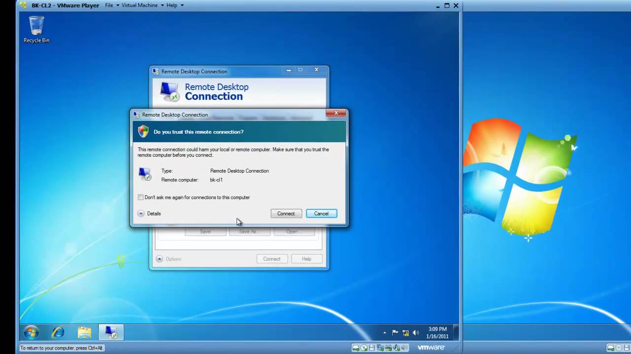 cómo aplicar el uso compartido de escritorio en Windows 7
