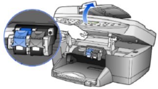 hp officejet 6110 remove and check capsule error