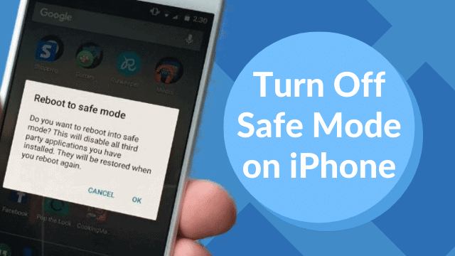 iphone apps only work in safe mode