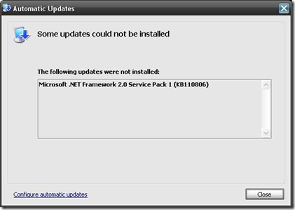 kb110806 install error