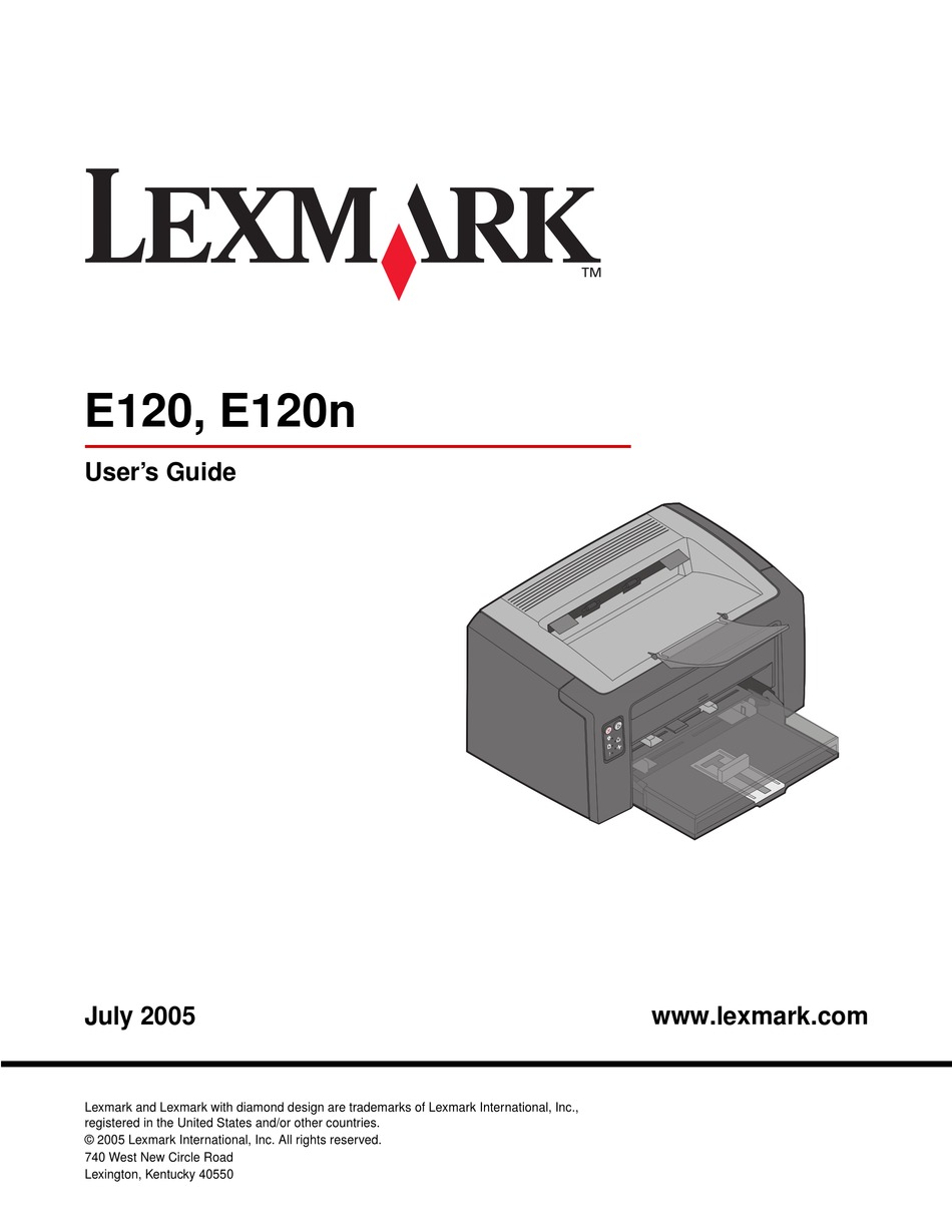 solución de problemas de la impresora lexmark e120n