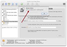 mac disk utility restore could not validate source error 254