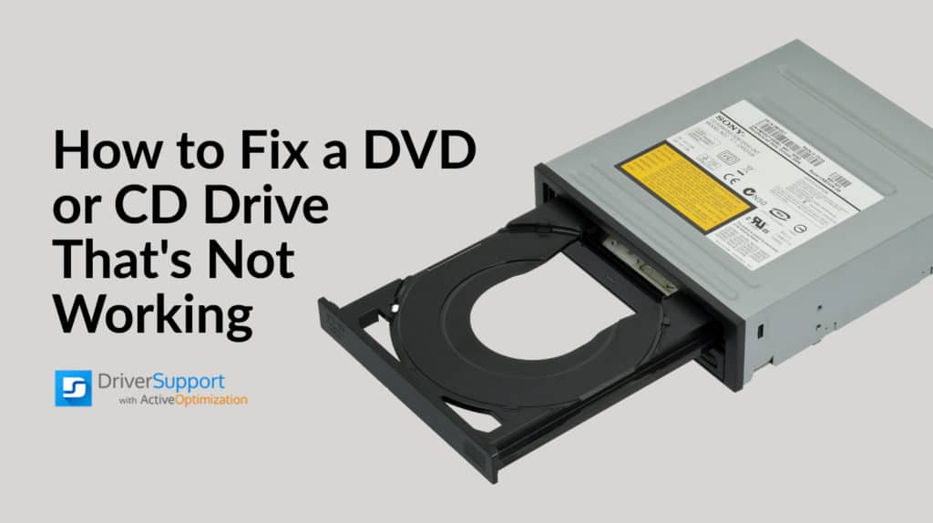 my dvd drive stopped working vista