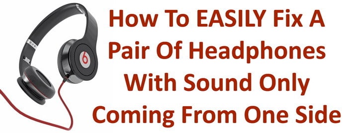 meus fones de ouvido pararam de funcionar em um ouvido