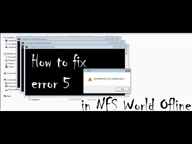 erro 5 do servidor nfs