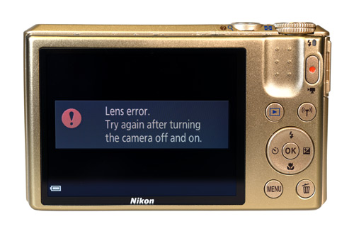 nikon coolpix s220 troubleshooting lens error
