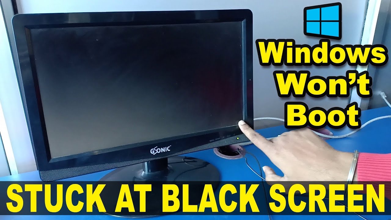 BIOS не связан с запуском черного экрана