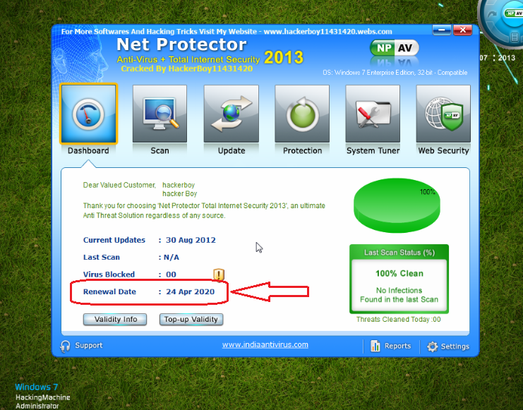 np antivirus setup download 2014