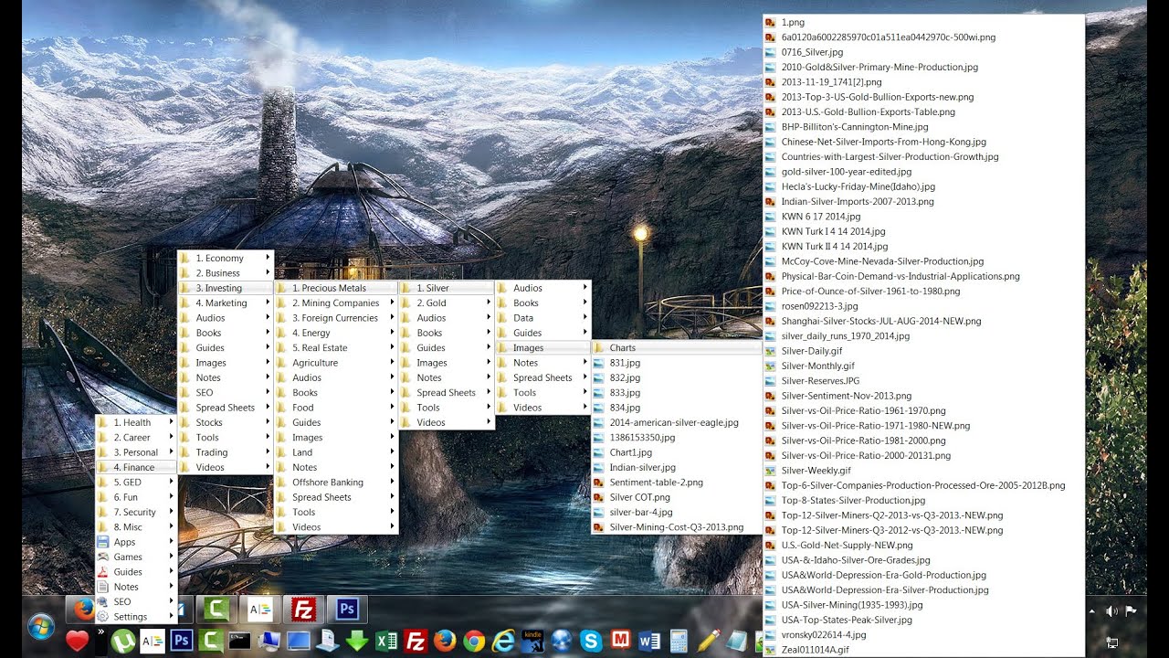 organizing files in windows 7