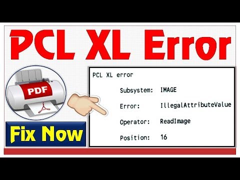 pcl xl błąd wewnętrzny błąd