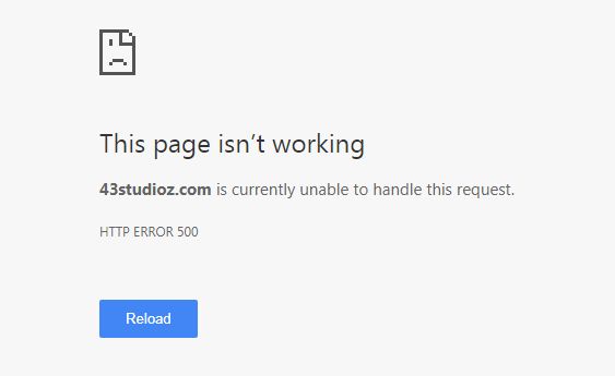 php require_once 500 intern server error