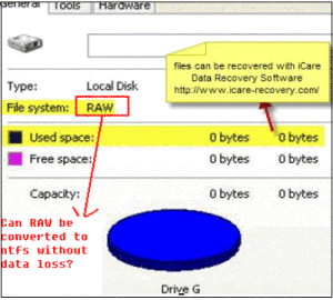 raw file setup formatter