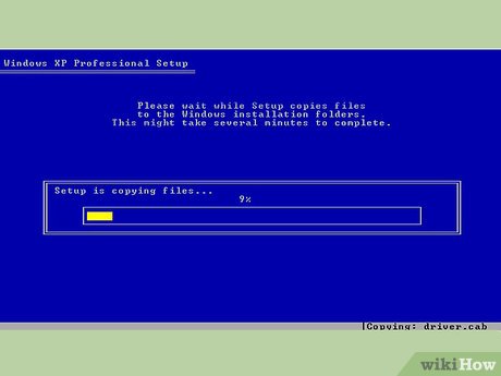 riformattare l'unità c reinstallare Windows XP