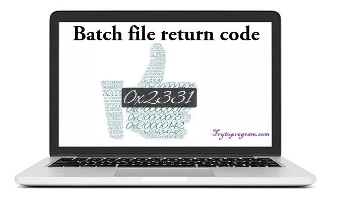 return error rule batch