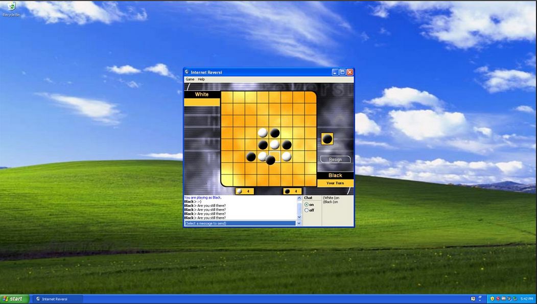 reversi för Windows XP i Microsoft Windows 7