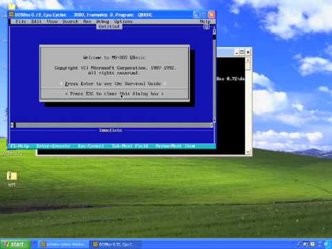запуск приложений Do's в Windows XP