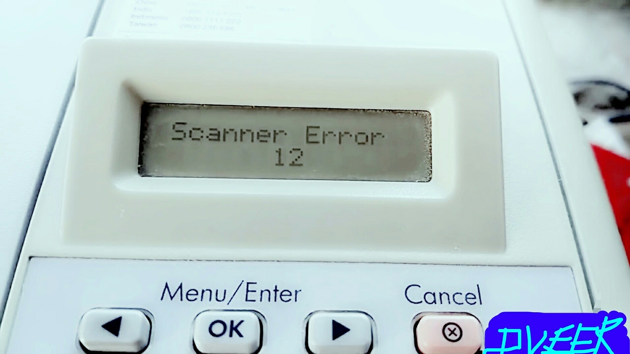 error del escáner 12-15 m1005