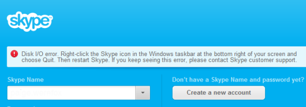 naprawa błędów Skype io